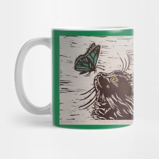 curious Nils green Mug